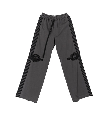 APPLIQUE RELAXED LOUNGE PANT WASHED BLACK