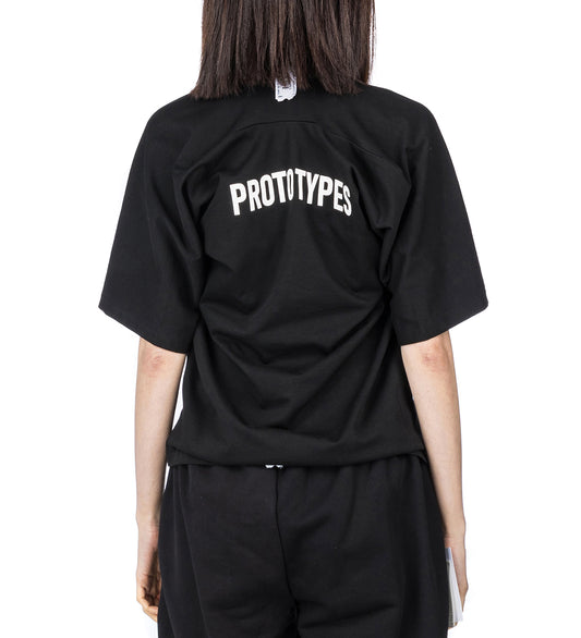 MOVED NECKLINEE TEE ARTE LABORE BLACK