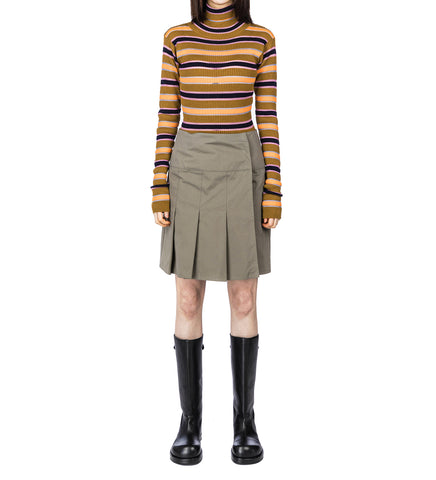 LINE TURTLENECK TAPENADE STRIPES