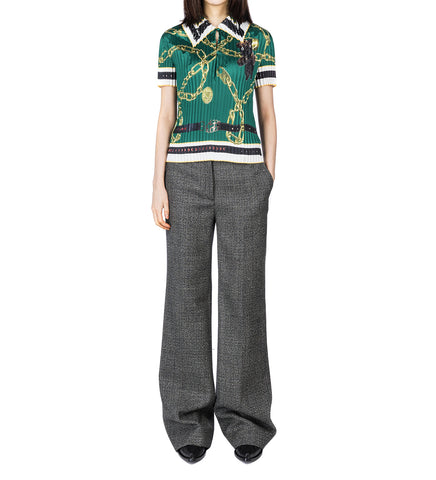 SYNDIA P PLISSE TWILL GREEN