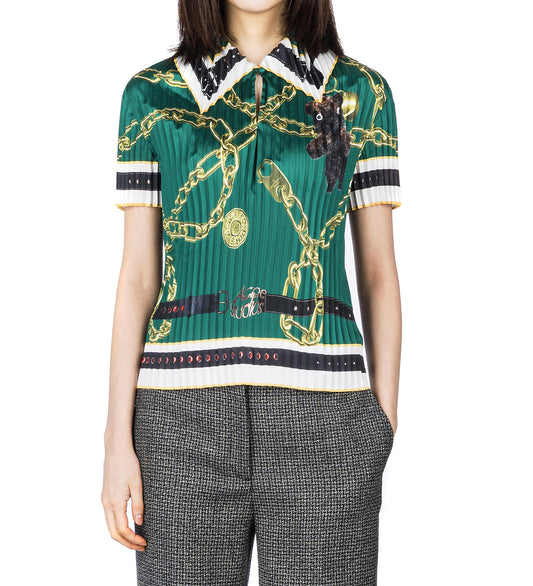 SYNDIA P PLISSE TWILL GREEN