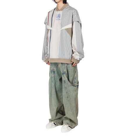 BILLIE BIBS DENIM PANTS POST INDIGO