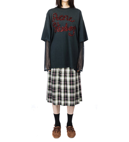 EDRA DOUBLE TINSEL WINTER ANTHRACITE GREY