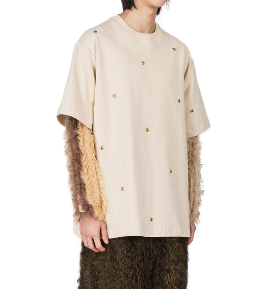 DOUBLE LAYERED TEE OAT