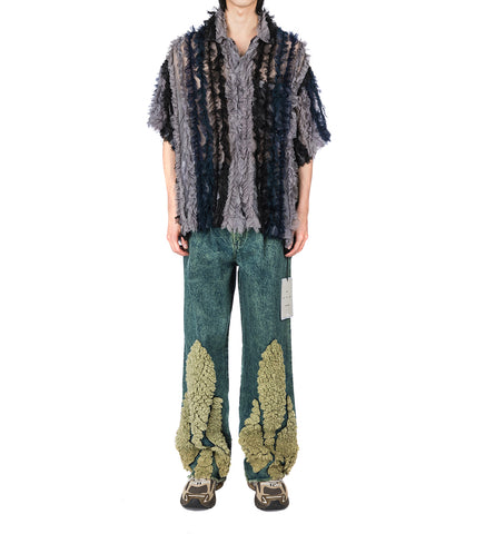 SHORTSLEEVE BOX SHIRT NAVY/MULTI