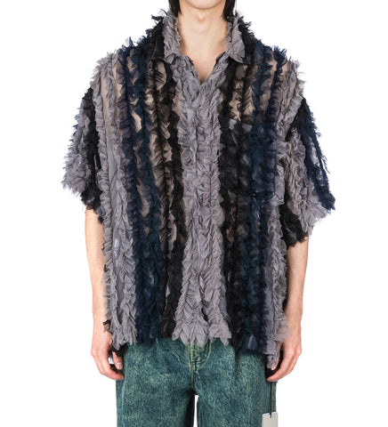 SHORTSLEEVE BOX SHIRT NAVY/MULTI