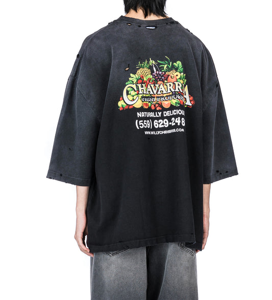 CHAVARRIA PRODUCE BUFFALO TEE BLACK