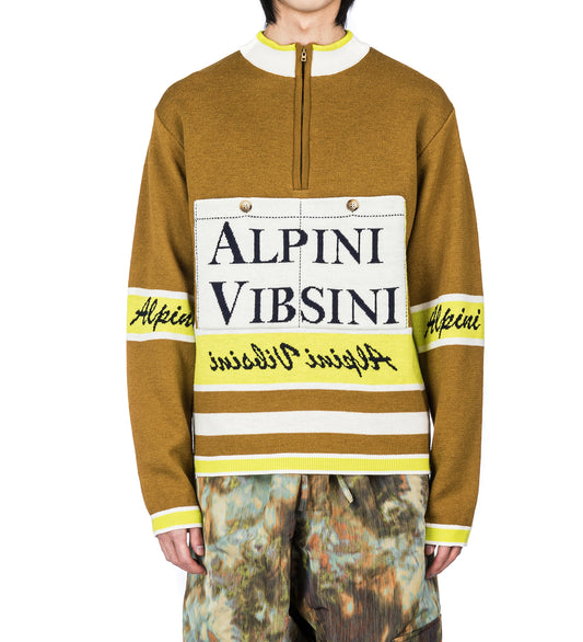 RACE JERSEY LONG SLEEVE CAMEL ALPINI