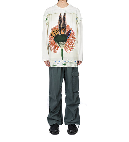 SQUARE LONGSLEEVE FEATHER
