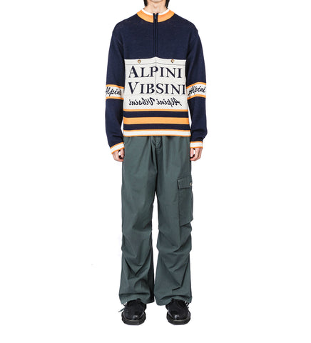 RACE JERSEY LONG SLEEVE NAVY ALPINI