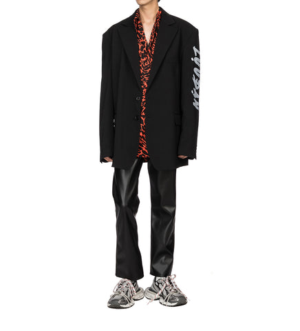 PYJAMA SHIRT PSYCHEDELIC LEOPARD PRINT