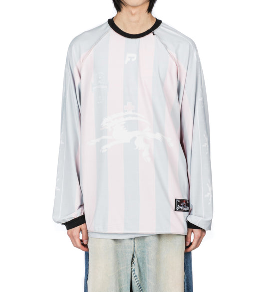 INSIDE OUT FOOTBALL LONGSLEEVE GREY