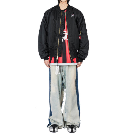 PROTOTYPES X ALPHA INDUSTIRES HUNTER BOMBER BLACK