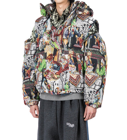 BLESS X SUPREME COUPLE PUFFER MULTI/BLACK/WHITE