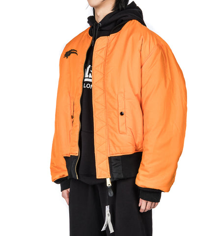 PROTOTYPES X ALPHA INDUSTIRES HUNTER BOMBER BLACK