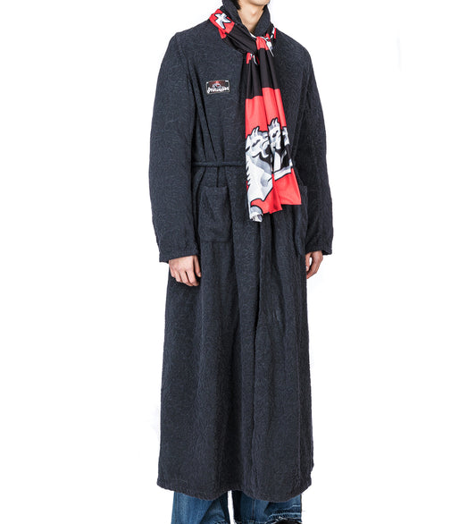 BATHROBE-COAT DARK GREY