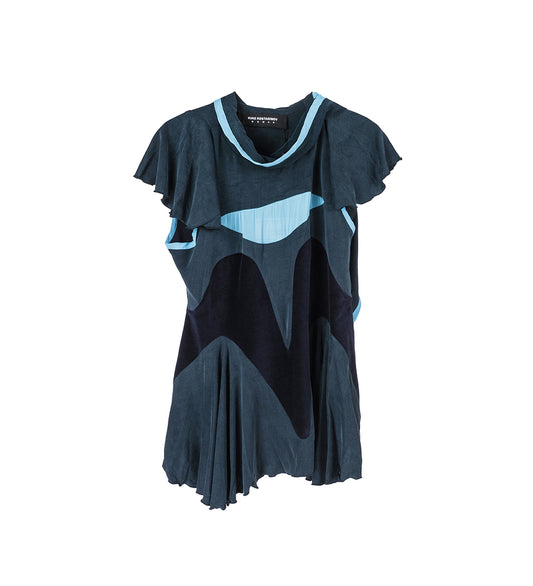 TRAVEL JERSEY TOP SPRUCE BLUE/MIDNIGHT NAVY/SKY
