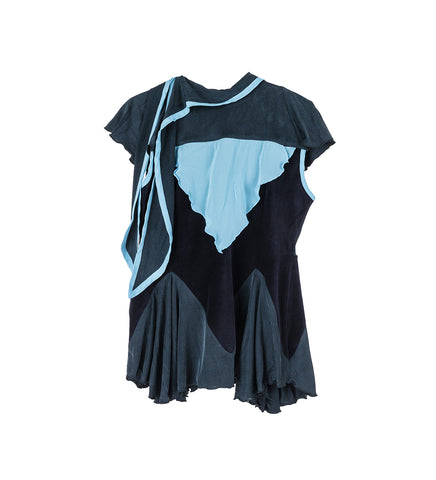 TRAVEL JERSEY TOP SPRUCE BLUE/MIDNIGHT NAVY/SKY