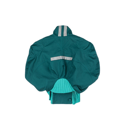 SAKER CROPPED JACKET PETROL GREEN/GREEN