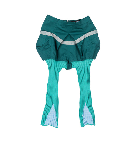 SAKER HYBRID SHORTS PETROL GREEN/BLUE