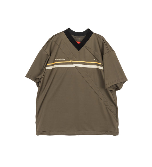 CREASED SOCCER TEE OLIVE