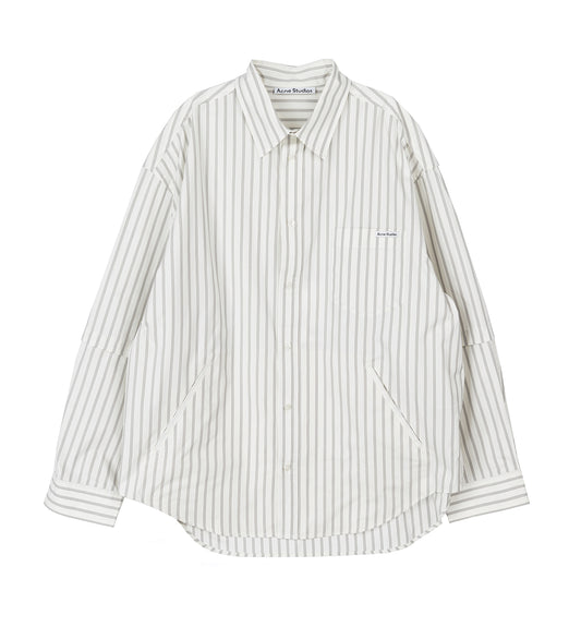 SATERO DOUBLE SLEEVE OFF WHITE/GREY