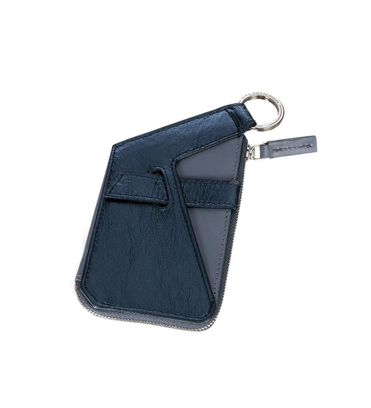 OHNE WALLET GREY/MIDNIGHT BLUE