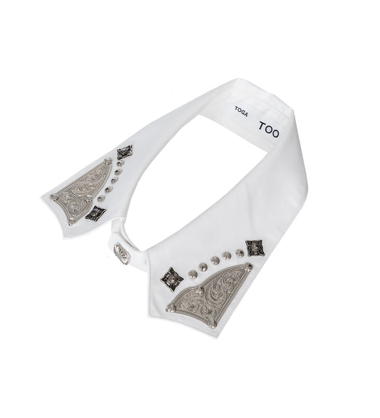 METAL COLLAR WHITE