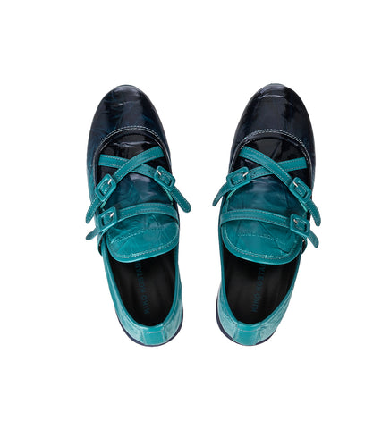 SONIA BUCKLED LOAFER LAGOON