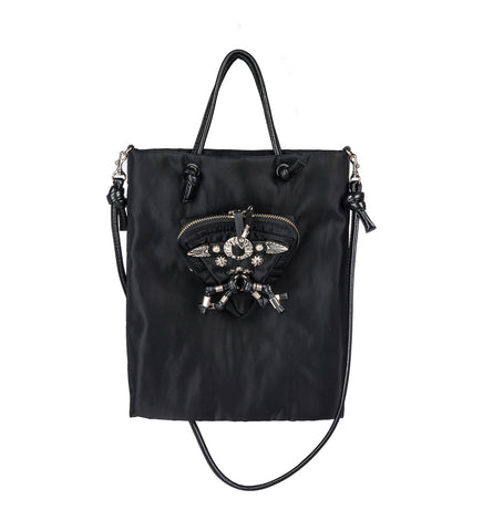 TRIANGLE POUCH BAG BLACK