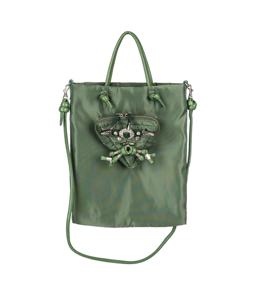 TRIANGLE POUCH BAG KHAKI