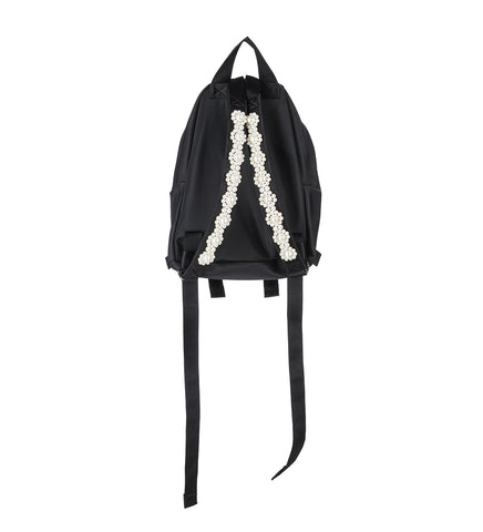 BOW FRONT BACKPACK BLACK/PEARL