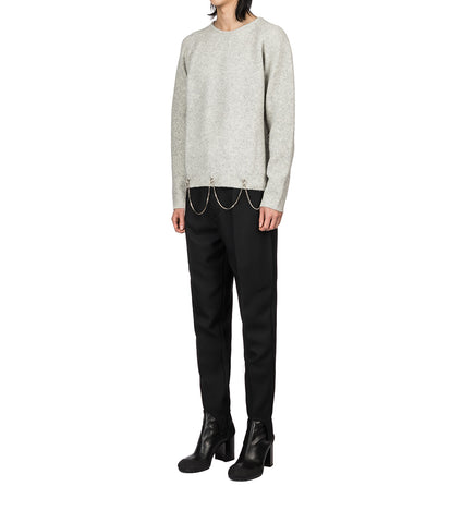 GARTERLESS TROUSER BLACK
