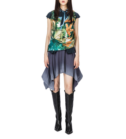 MARKARIAN SLEEVELESS BLOUSE MARKARIAN PRINT