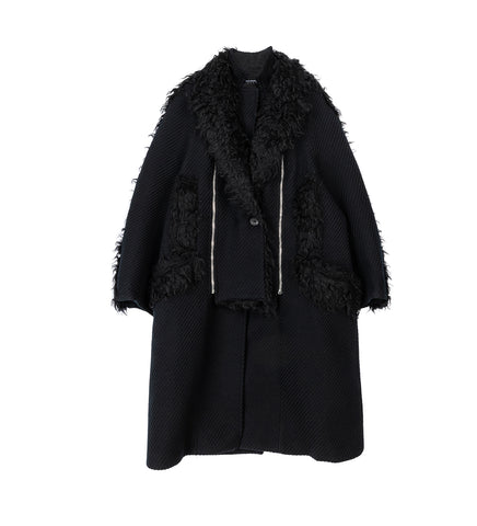 NOVAK COAT MATT BLACK