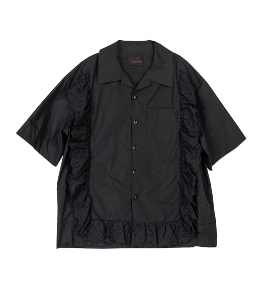 PILLOWCASE TRIM SHIRT BLACK