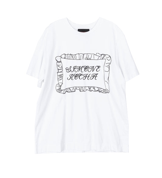 PILLOWCASE LOGO PRINT T-SHIRT