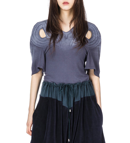 CELRITATEM PADDED T-SHIRT NAVY ICE