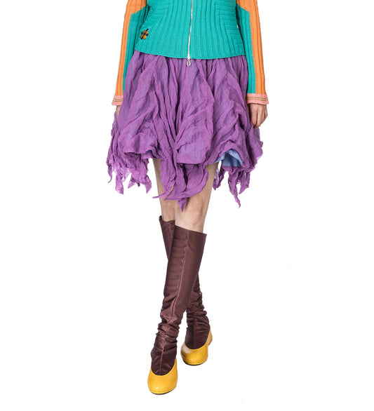 UHURA CIRCLE SKIRT LILAC/SMOKE GREY