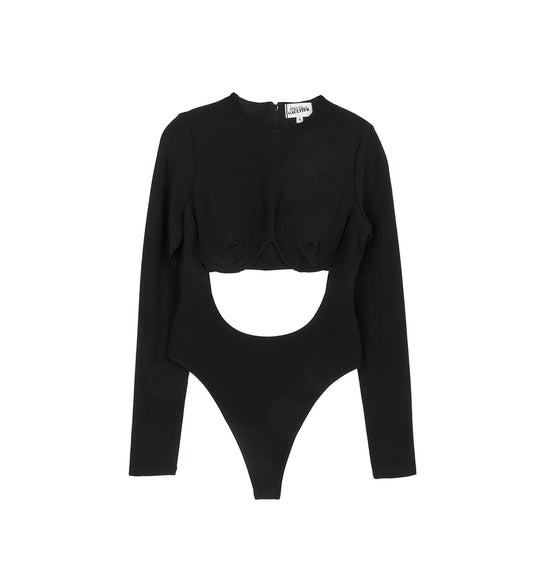 LONGSLEEVE BODY SUIT BLACK