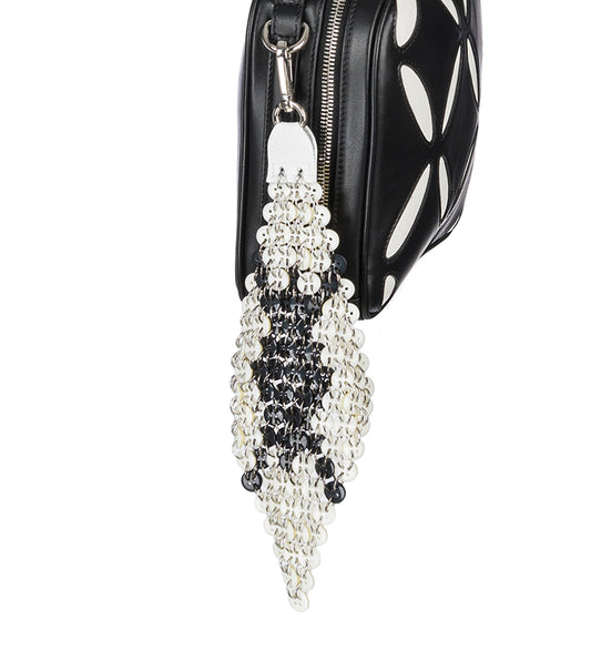 CHAINMAIL BUTTON KEYCHAIN CREAM