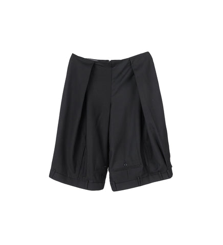 UPSIDE DOWN SHORTS WIDE BLACK MEDIUM #2