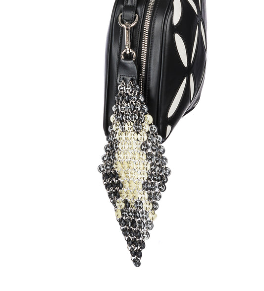 CHAINMAIL BUTTON KEYCHAIN BLACK