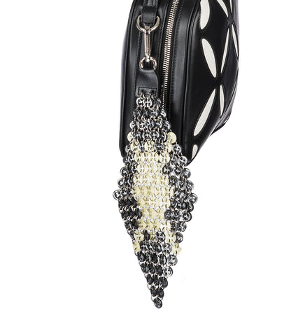 CHAINMAIL BUTTON KEYCHAIN BLACK