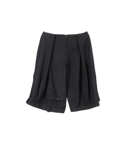 UPSIDE DOWN SHORTS WIDE BLACK MEDIUM #2