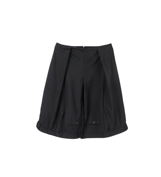 UPSIDE DOWN SHORTS WIDE BLACK MEDIUM #1