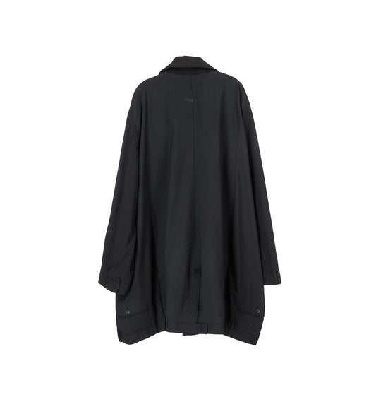 UPSIDE DOWN TRENCHCOAT BLACK XS/SMALL