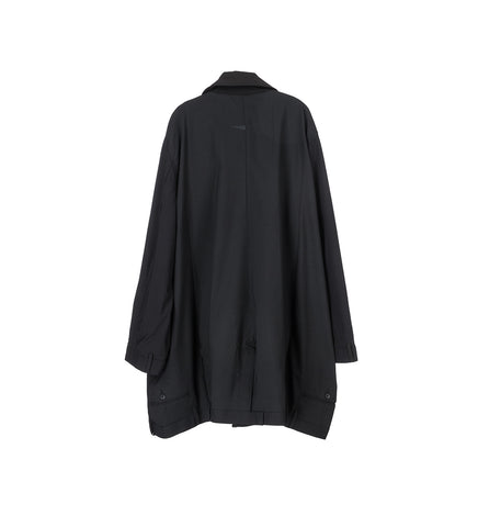UPSIDE DOWN TRENCHCOAT BLACK XS/SMALL