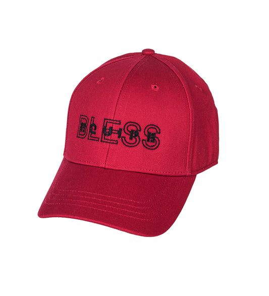 BE CAP COTTON RED/BLACK