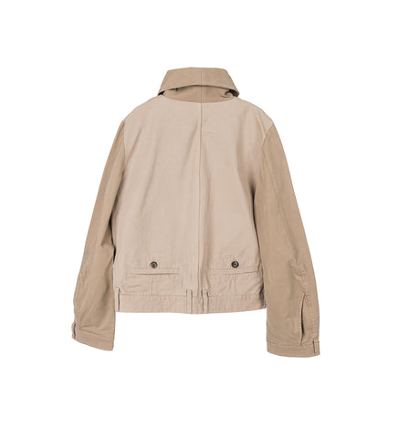 UPSIDE DOWN BARRACUDA JACKET BEIGE SMALL